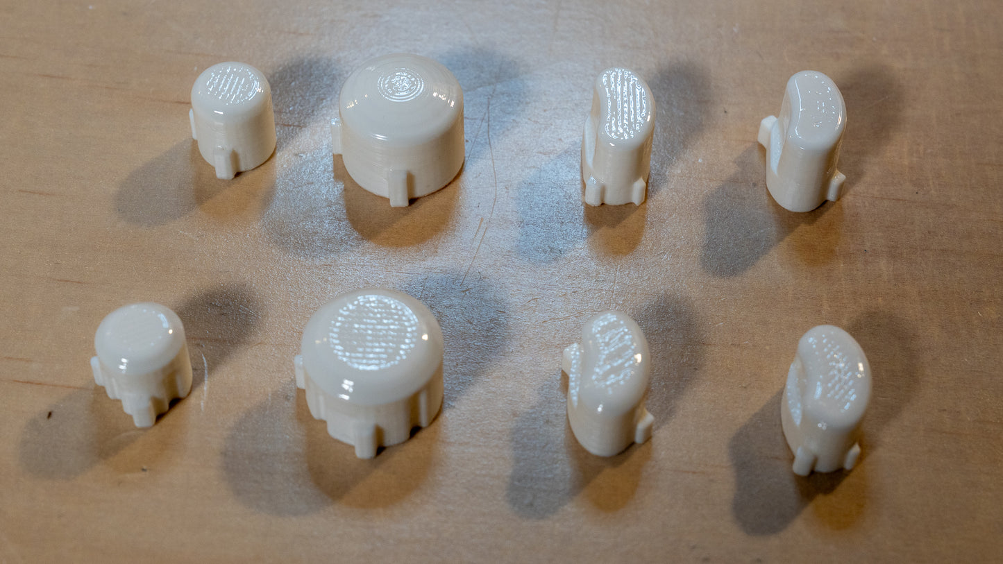 Bald buttons for GameCube Controller